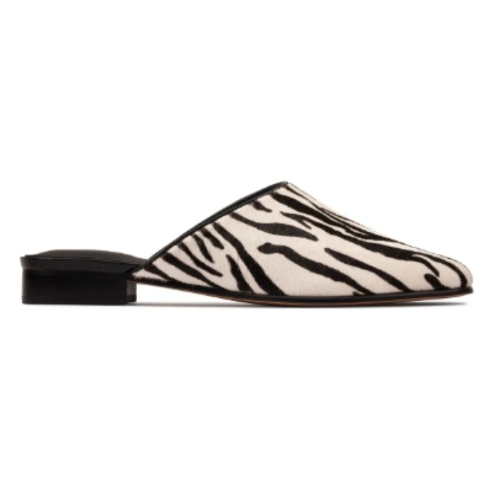 Clarks Clear Brush Zebra Animal Print Mules – Size 8 | NWT